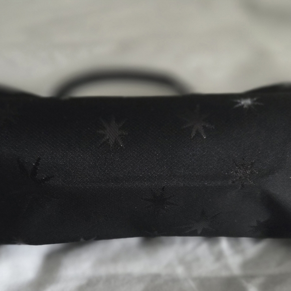 Longchamp Le Pliage Mini Top Handle Cosmetic Pouch Case w/ Stars Black NWT - Picture 5 of 9